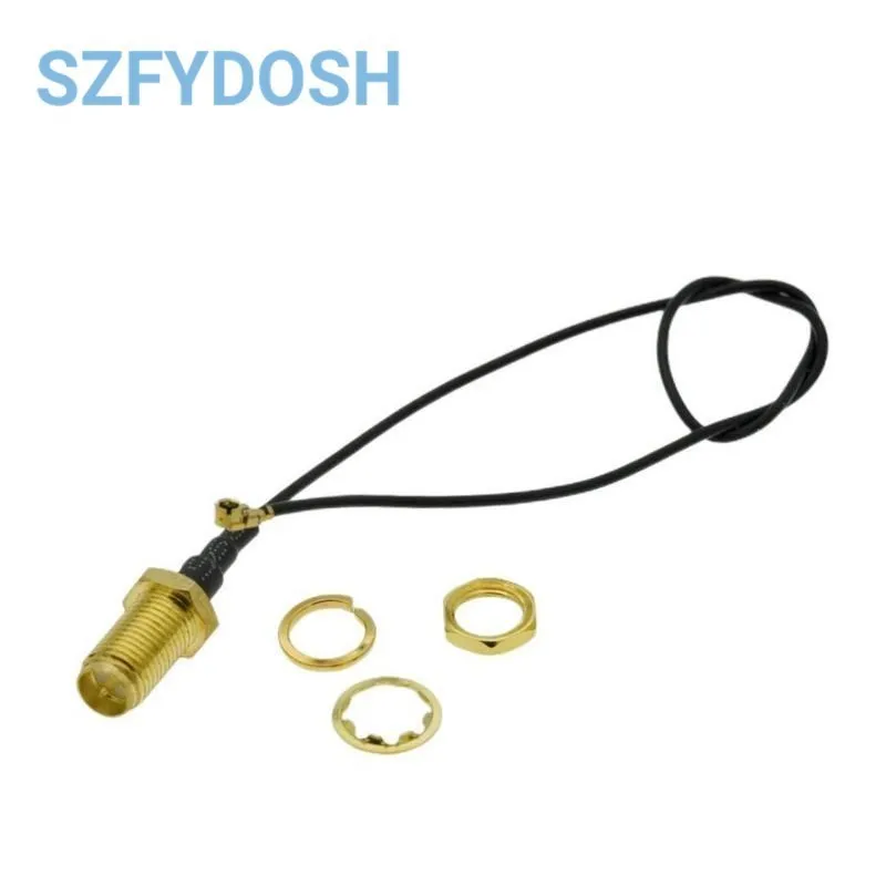 IPEX To SMA, SMA Connector Cable Female To UFL/ u.FL/ IPX/IPEX,RF Coax Adapter Assembly Pigtail 20CM Cable