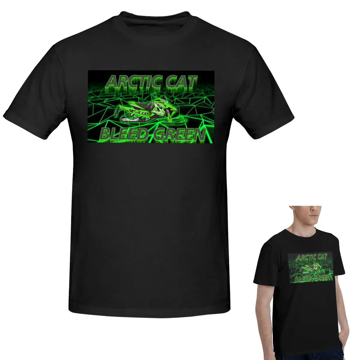 

100% Cotton Arctic Cat T-Shirt Men's Fashion Oversized T Shirt Men O-Neck Summer Shirts Tops S-6XL