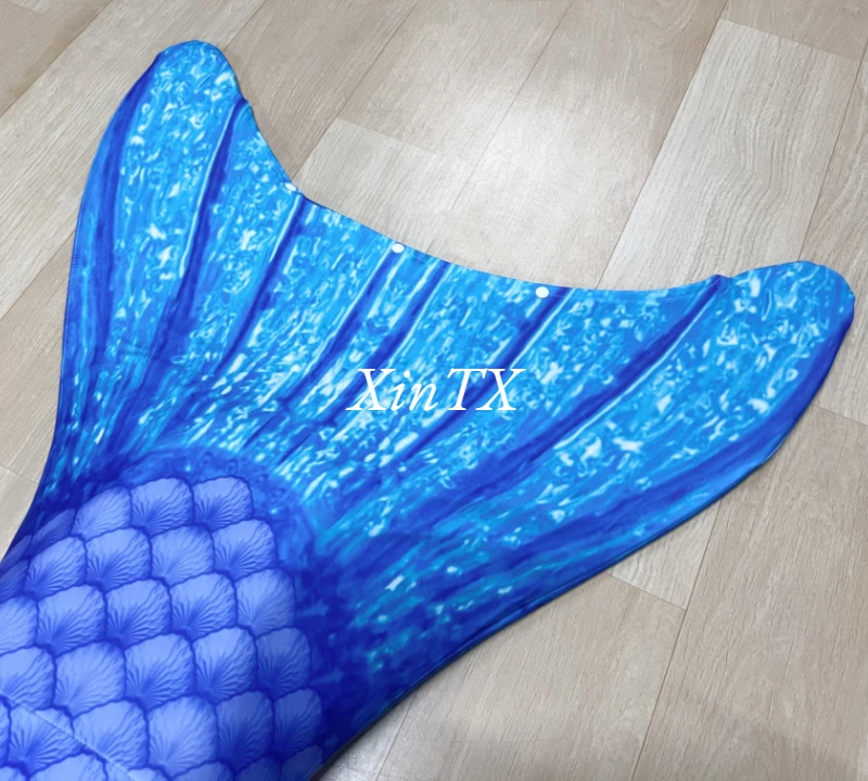 Little Mermaid Tails Can Add Monofin Swimwear for Girls Adults summer Dress swimable Suit Sand Beach
