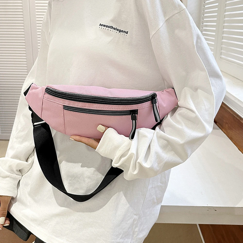 1pcs Unisex Crossbody Waist Bag Pack Belt Bag for Travel Walking Running Hiking Cycling Easy Carry with Phone Compartment