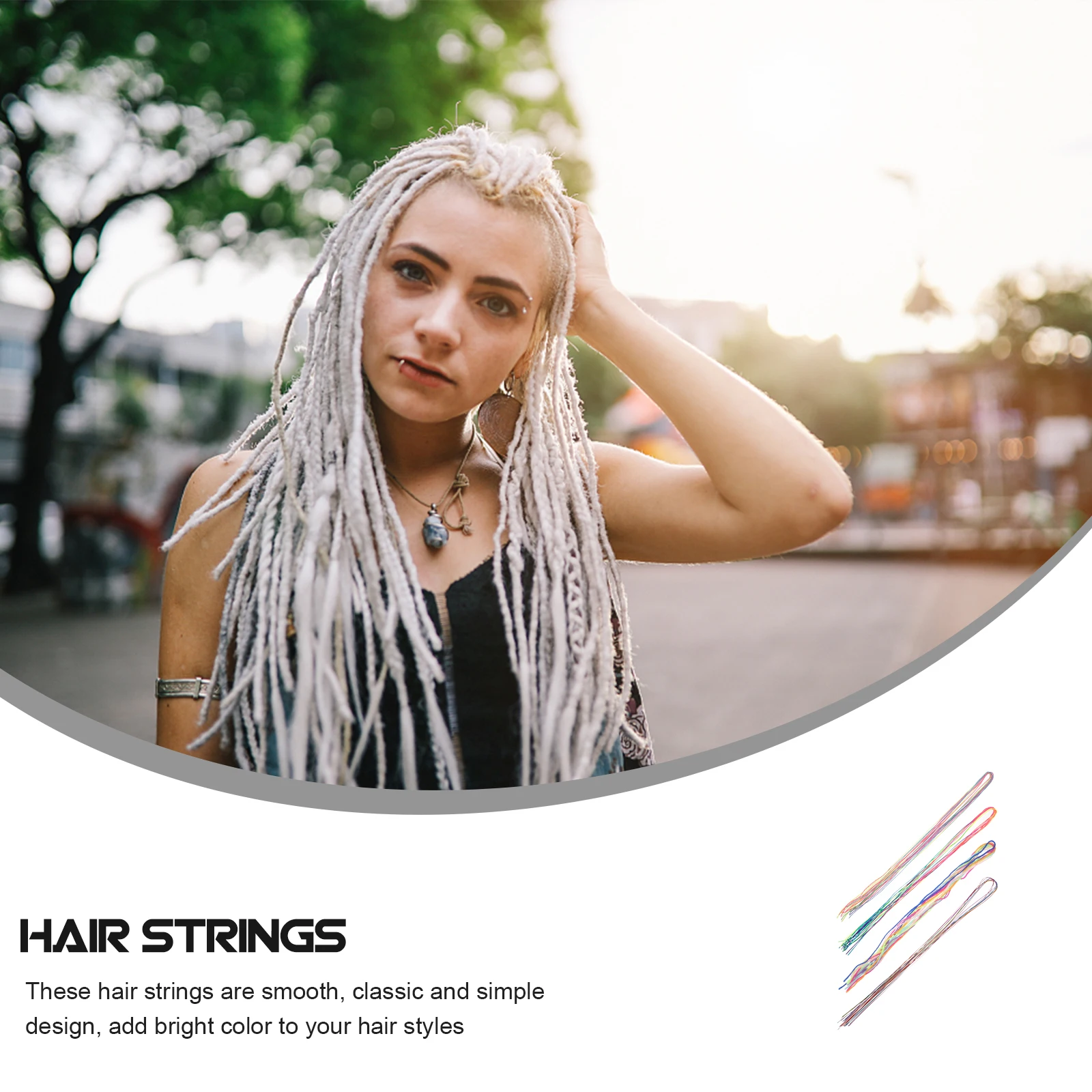 

36 Pcs Hair Color Rope for Women Girls Curly Products Reusable Fabric Rope Braiding Accessories Hair Ornaments