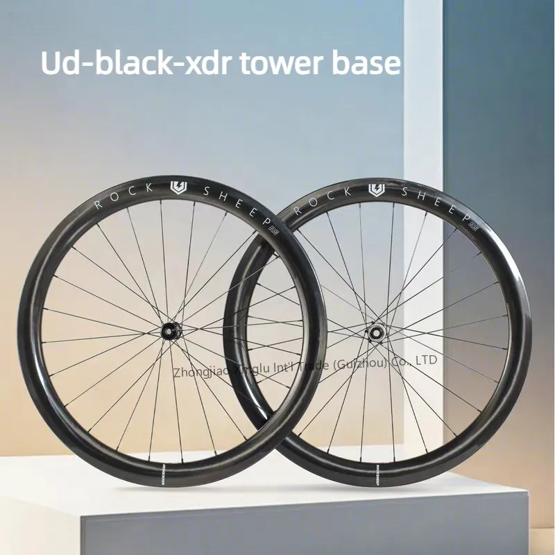 50mm Aero Rim SAPIM Flat Spoke HG XDR Center Lock Thru Axle Disc Wheel Wholesale T800 Carbon Road Bike Wheelset