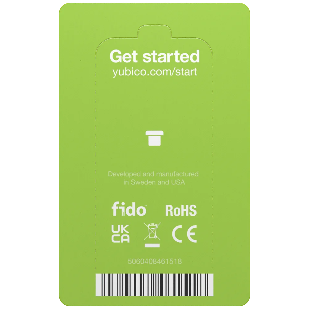 Yubikey Yubico 5c Nano USB-C Security Key,WebAuthn, FIDO2 CTAP1, FIDO2 CTAP2, Universal 2nd Factor (U2F)