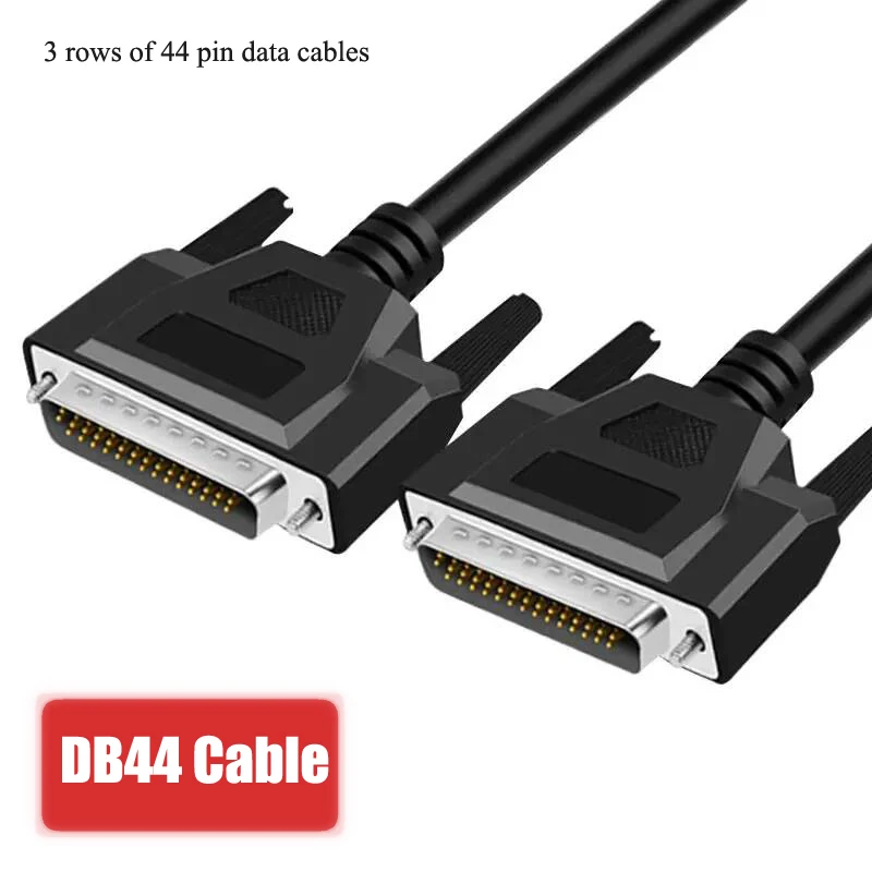 

DB44 Extension Cable Male to Male to Female Pure Copper 3 Row of 44Pin Data Cord Industrial Grade CNC Programmer Signal Wire