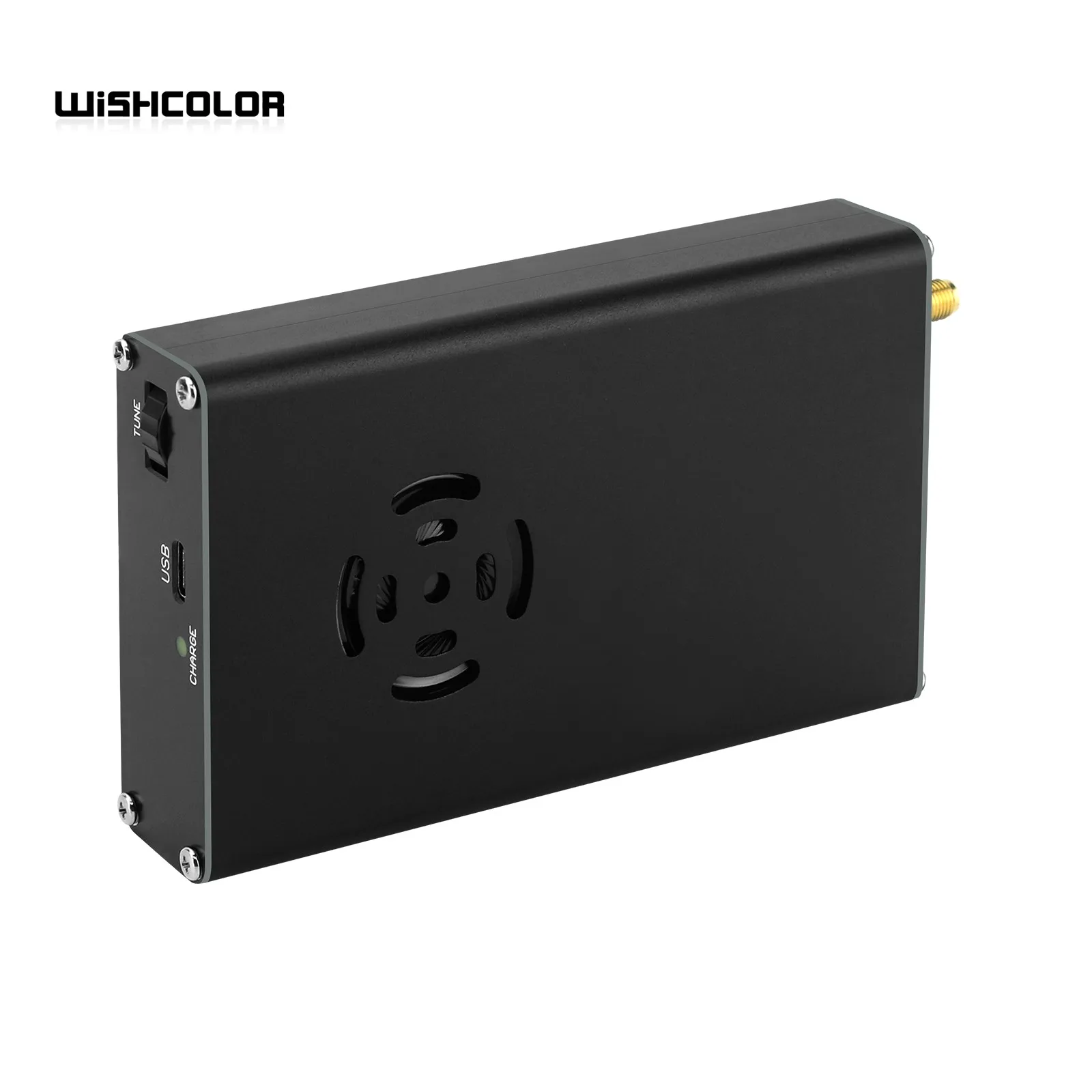 HAMGEEK SDR Dreamkit V2D 100KHz-2800MHz All Band Radio Portable Radio Receiver with 5.3MHz Bandwidth 4" Screen for PC