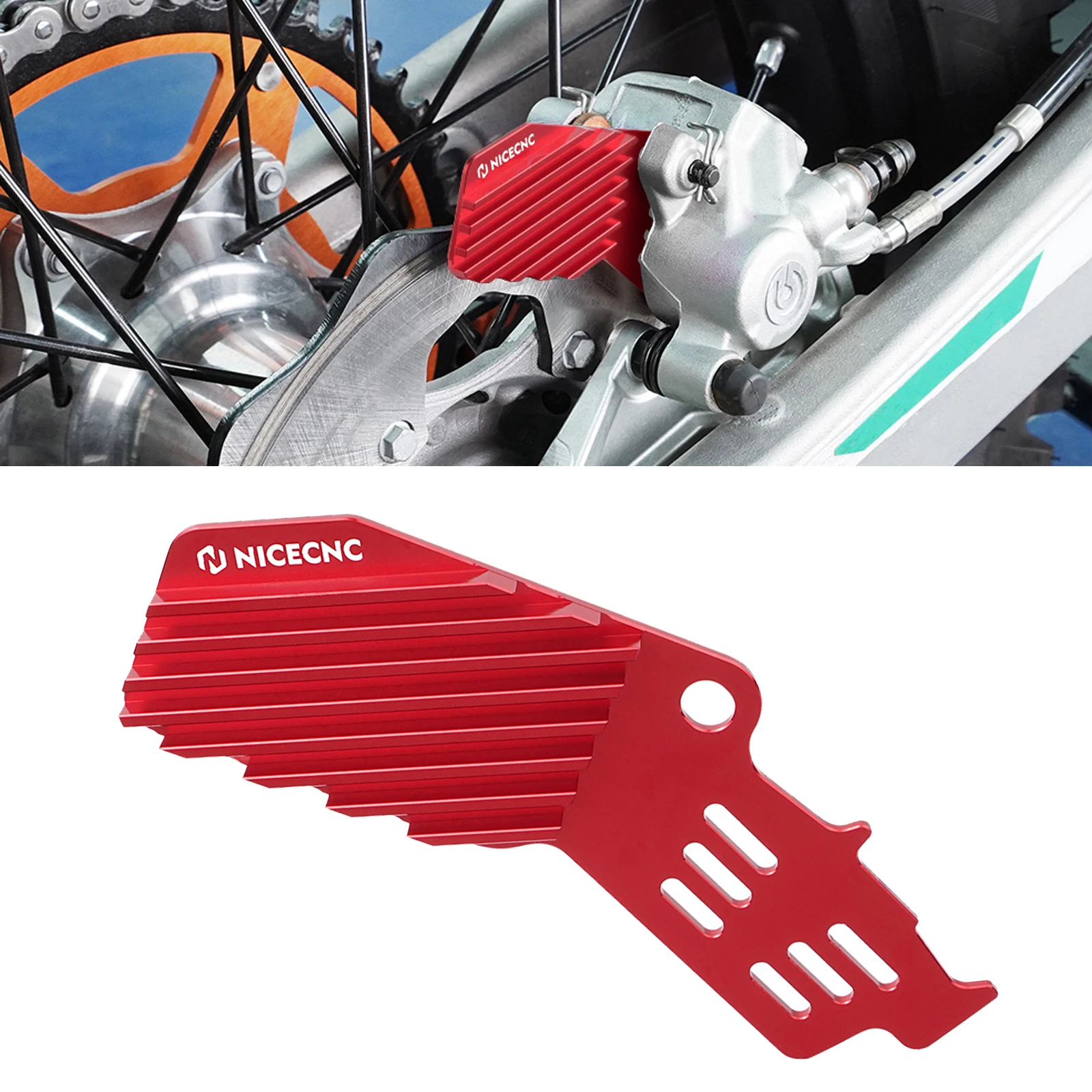 NICECNC For Beta RR 300 250 Enduro Racing 2013-2024 Xtrainer 300 2015-2024 RR 125 350 390 430 480 498 Rear Brake Caliper Cooler