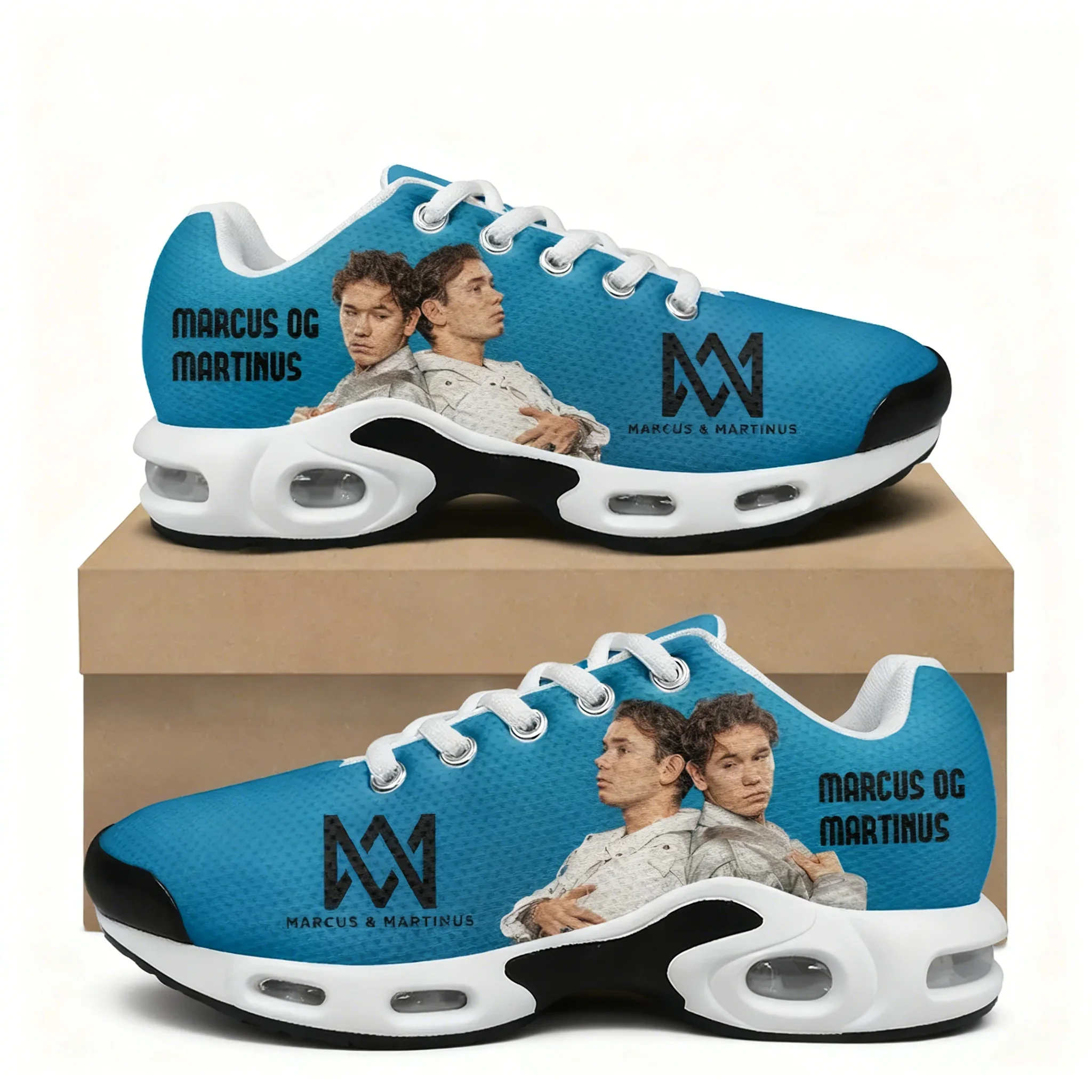 Marcus And Martinus Air Cushion Sneakers Mens Womens Rap Dance Singer Lightweight Hiking Mountain Climbing Shoes Custom Shoes