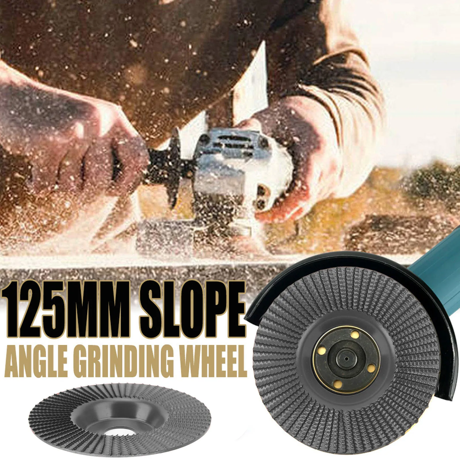 

125mm Tungsten Carbide Wood Carving Disc for Angle Grinder High Efficiency Shaping and Sculpting Accessory for Woodworking