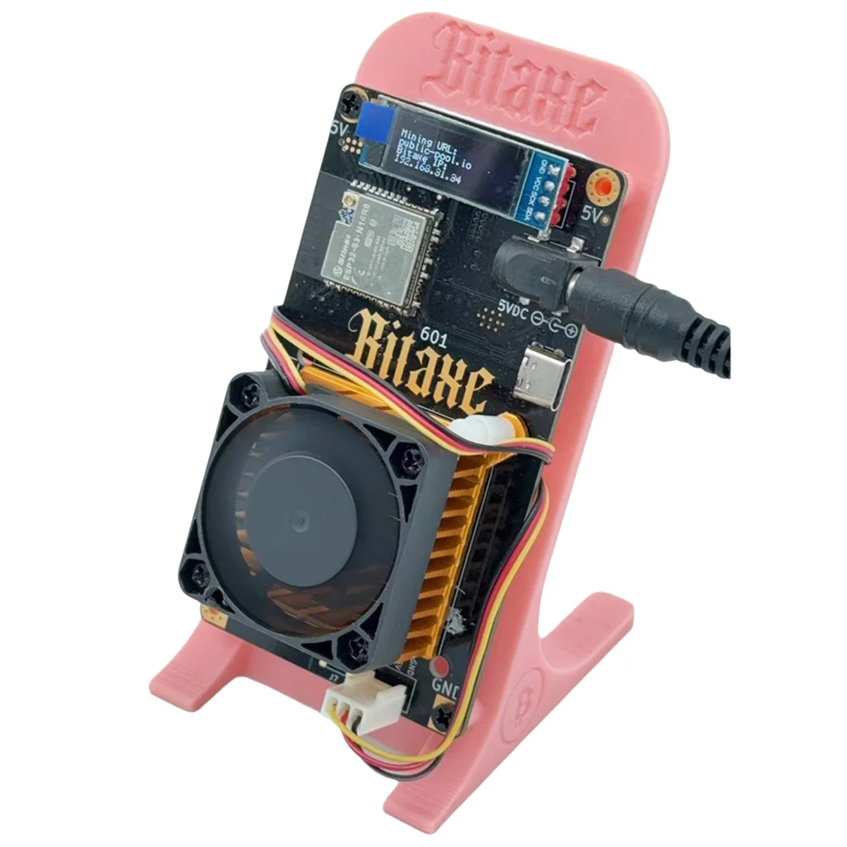 N18R Bitaxe Gamma 601 Solo Lottery Miner 1,2TH/S BM1370 Asic Chip 18-22 Вт Bitcoin BTC Miner от Antminer S21 Pro BR PLUG