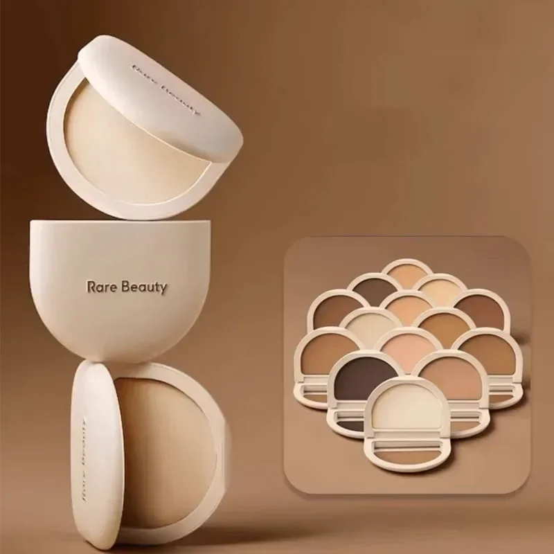 Zeldzame schoonheid True To Myself getint geperst afwerkingspoeder Direct vervaging Glad Verminder glans en verstelbare make-up met natuurlijke afwerking