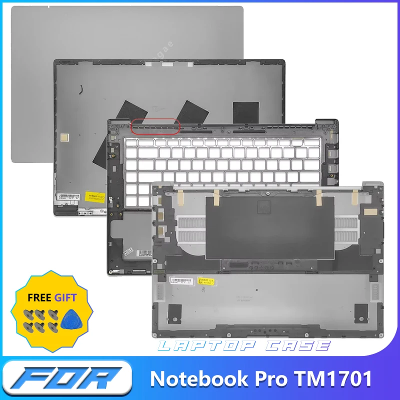 Laptop A Shell&Upper Case  Screen Back Cover  Hinge Shell,Base Cover  For -Pro 15.6 TM1701 Notebook Replacement
