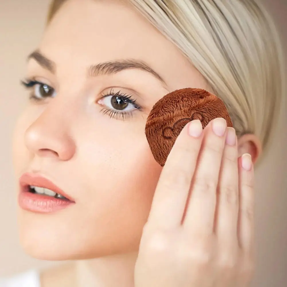 أنثى ماكياج خلاط التجميل نفخة مسحوق لطيف الكرتون نفخة المحمولة لينة التجميل نفخة النساء أدوات تجميل Kawaii ماكياج