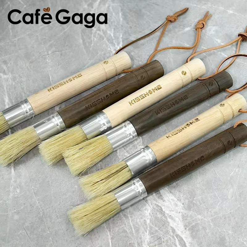 Kaffee Reinigung Pinsel Holzgriff Brauen Kopf Pinsel Espresso Reinigung Werkzeuge Home Küche Reiniger Kaffeemaschine Zubehör