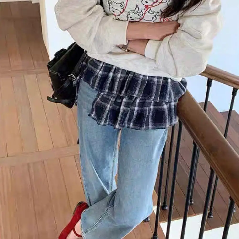 

Y2k Streetwear Clothing Matching Skirts High Waist Cake Skirt Short Skirt Vintage A-line Pleated Skirts TeenGirl Y2K Goth Outfit