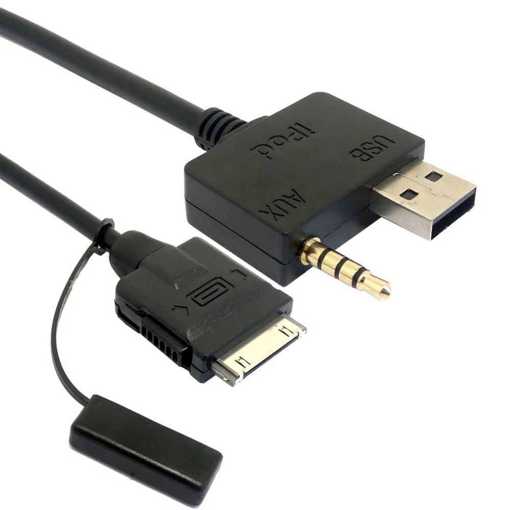 

Kia iPod Audio Cable USB Data Cable to iPhone 5 Suitable for Modern iPhone Data Cable