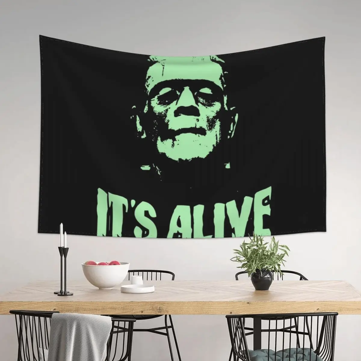 

FRANKENSTEIN Tapestry Aesthetics For Room Aesthetic Room Decor Aesthetic Room Decors Decoration Aesthetic Tapestry