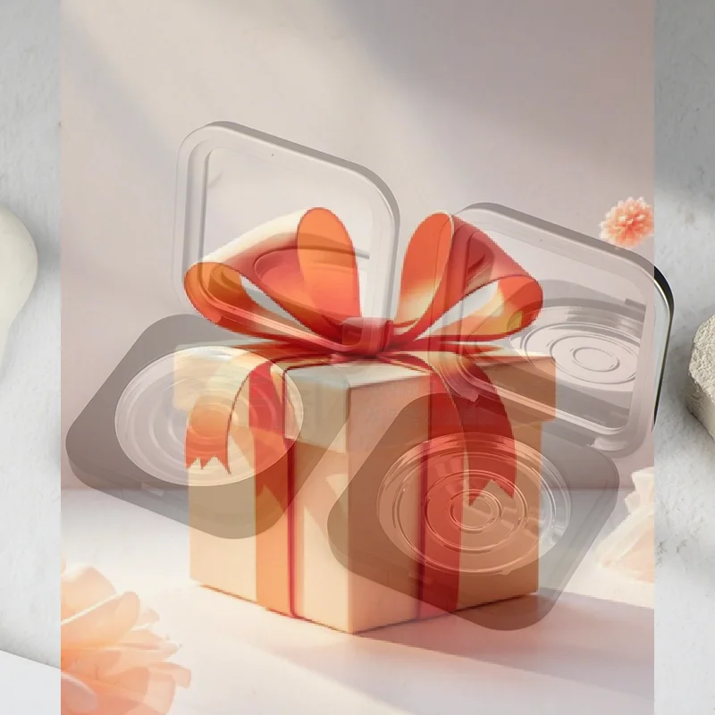 Pusta Paleta Kosmetyczna Magnetyczna z Lustrem Okrągła Siatka 60mm Pudełko na Cienie do Powiek Róż Szminka DIY Puder do Makijażu