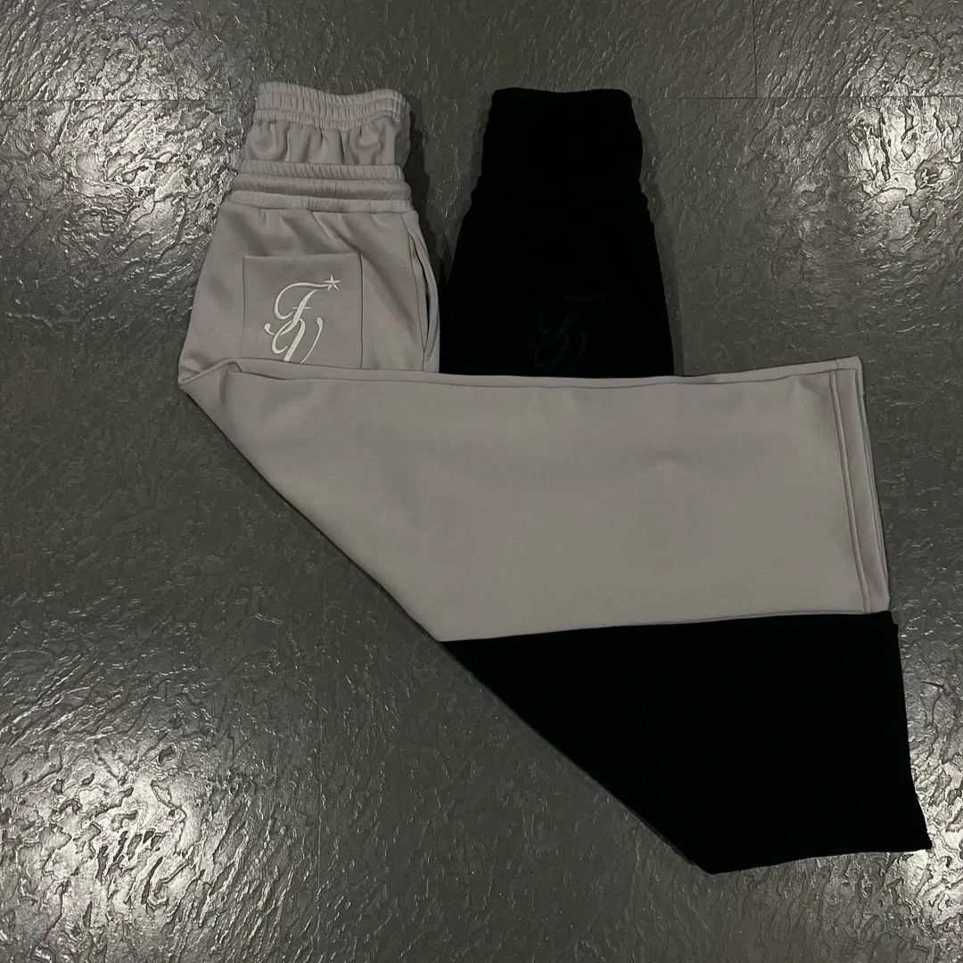 

Спортивные штаны с двойной талией Harajuku, свободные брюки Y2K, американские однотонные повседневные брюки с вышивкой букв в стиле хип-хоп, джоггер с завязками на талии