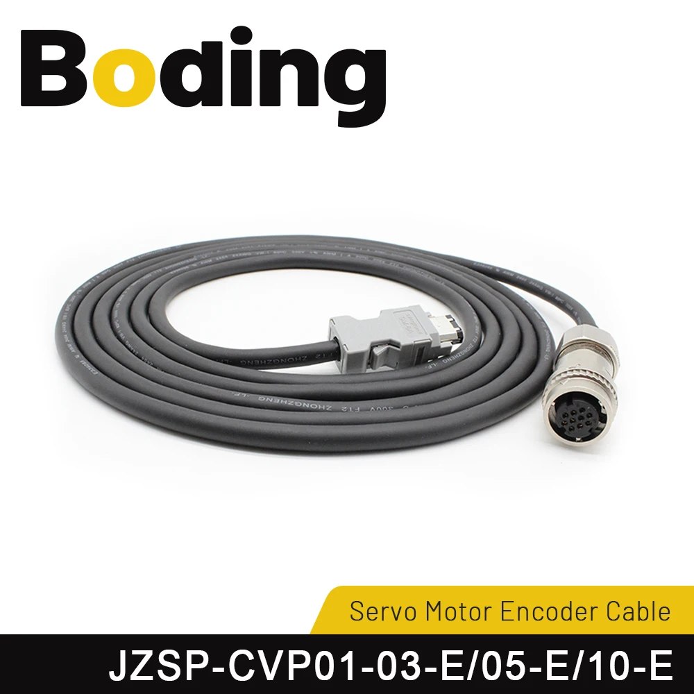 Boding Servo Motor Encoder Cable JZSP-CVP01-03-E JZSP-CVP01-05-E JZSP-CVP01-08-E For Yaskawa SGMGV SGM7A 5 7 Series Servo