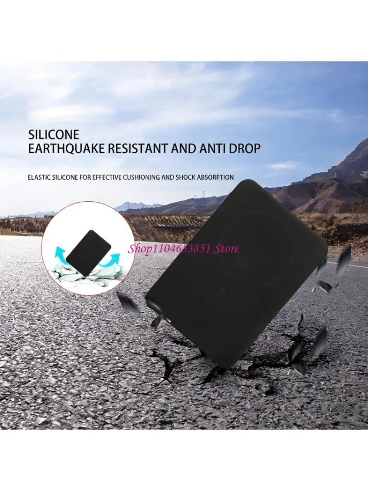 Silicone Housing Sleeve for WPB0507S 5000mAh Mobile Power Delivering Durability Water Resistance Protector Case 