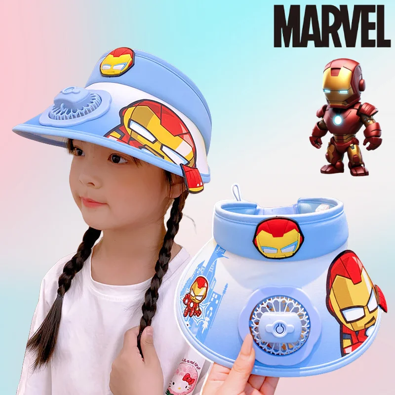 

Серия Marvel, Капитан Америка, детская летняя новая милая модная кепка с рисунком аниме, студенческая уличная кепка с защитой от ультрафиолета, подарок