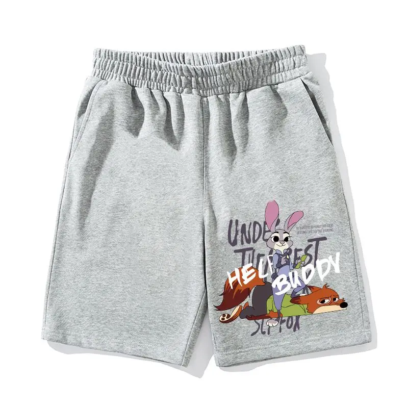 2025a mais recente série disney venda quente louco animal cidade verão algodão shorts moda versátil tendência sweatpants calças de cinco pontos