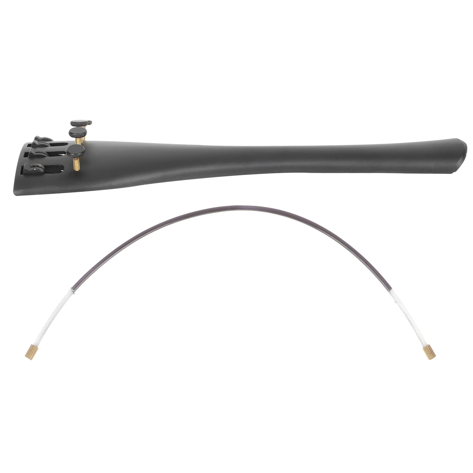 

1Set Durable Cello Tailpiece Aluminum Alloy Replacement Tail Rope Black Musical Instrument Cello Tailpiece