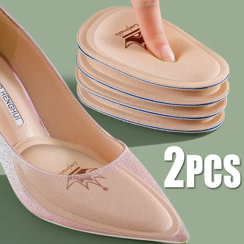

Breathable Sweat Absorbing Foot Pads for Shoes Women Forefoot Pad Pain Relief Insert Half Size Insoles Non-slip Cushion Shoe