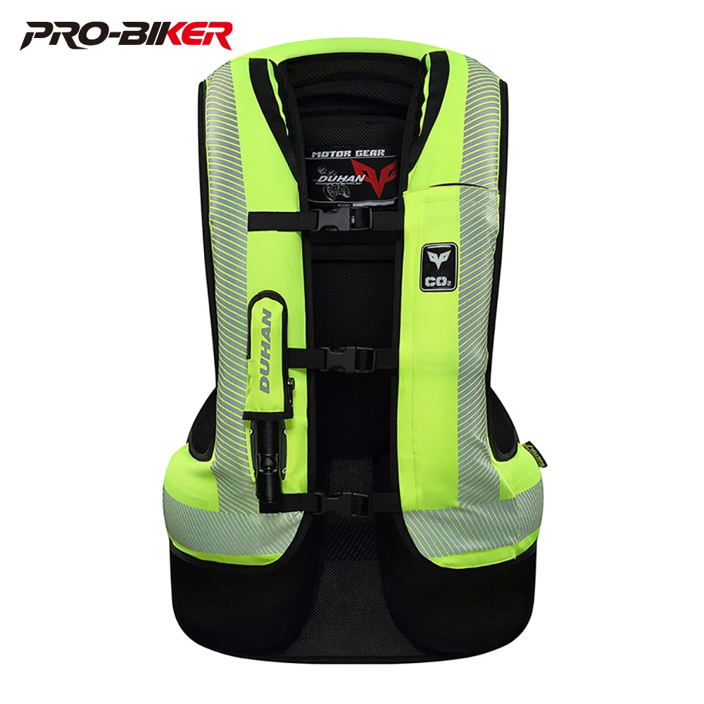 

DUHAN Motorcycle Jacket Man Motorcycle Airbag Vest Fall Prevention Motocross Air Bag CE Certification Chaqueta Moto Hombre
