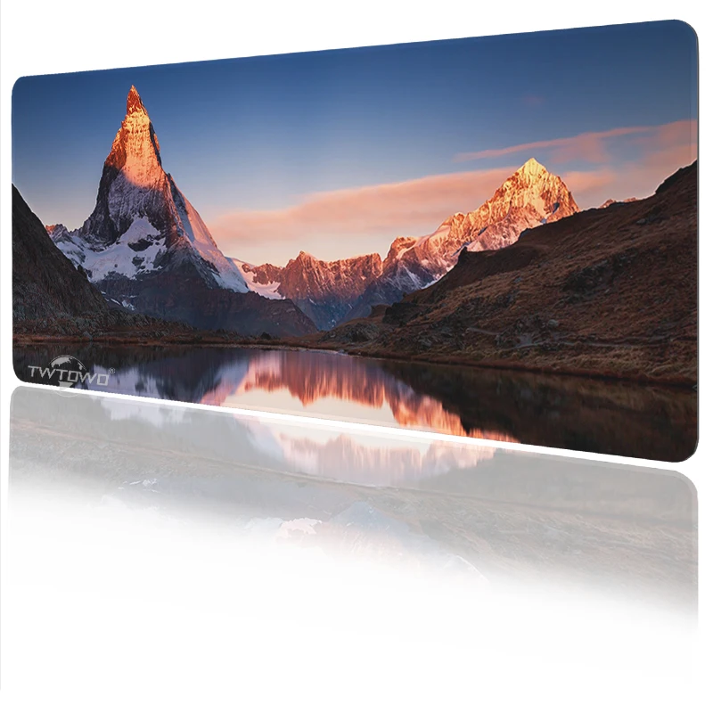 Natural Scenery Mouse Pad Gaming printon demand Custom Computer Large Mousepad XXL Desk Mats Carpet Non-Slip Desktop Mouse Pad
