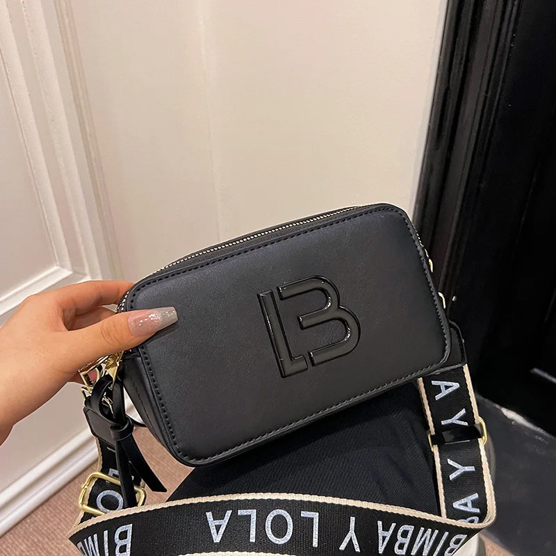 New Korean Style Square Bag - Crossbody/Shoulder Adjustable Strap, Small Camera Purse for Women, Trendy Color Block Casual Bag