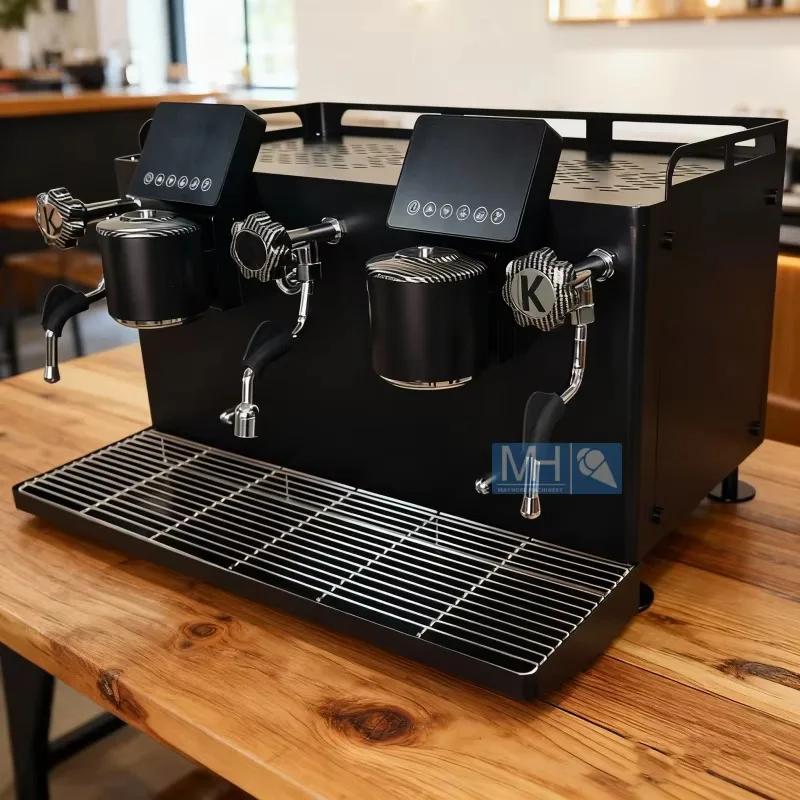 9 Bar Steam Coffee Espresso Machine Coffee Shop Use Dual Boiler Stainless Steel Coffee Machine