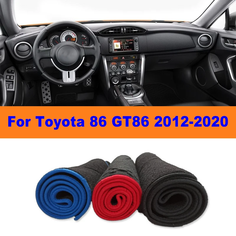 

Anti-Glare Dashboard Cover Dash Mat Non-Slip Sun Shade Pad Interior Protector For Toyota 86 GT86 2012-2020 2013 Car Accessories