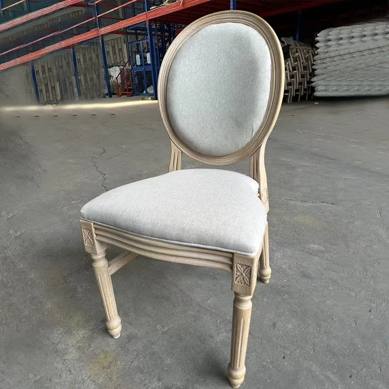 Soft bag dining chair removable plastic chair log color hotel banquet wood grain dining chair back