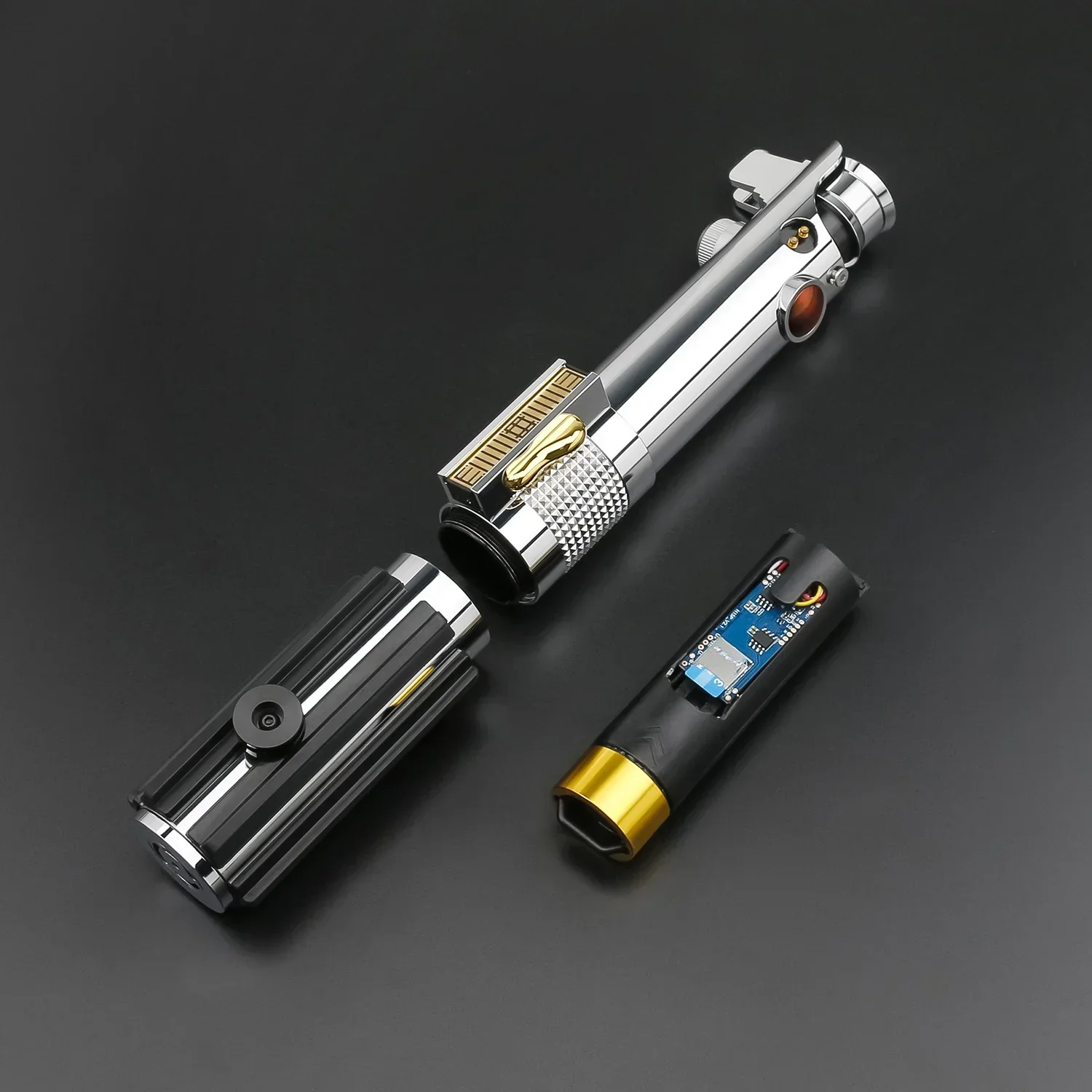 TXQSABER Hoge kwaliteit Anakin-serie Replica Lightsaber Metalen gevest Zwaar duelleren RGB Pixel Laserzwaard 27 sets Soundfonts Cosplay