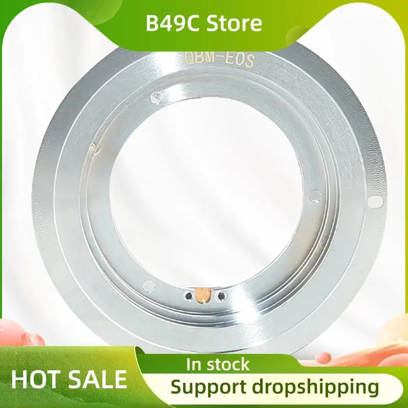 B49C 5X QBM-EOS Lens Adapter Ring For ROLLEI Rollei QBM Lens To Canon EOS EF