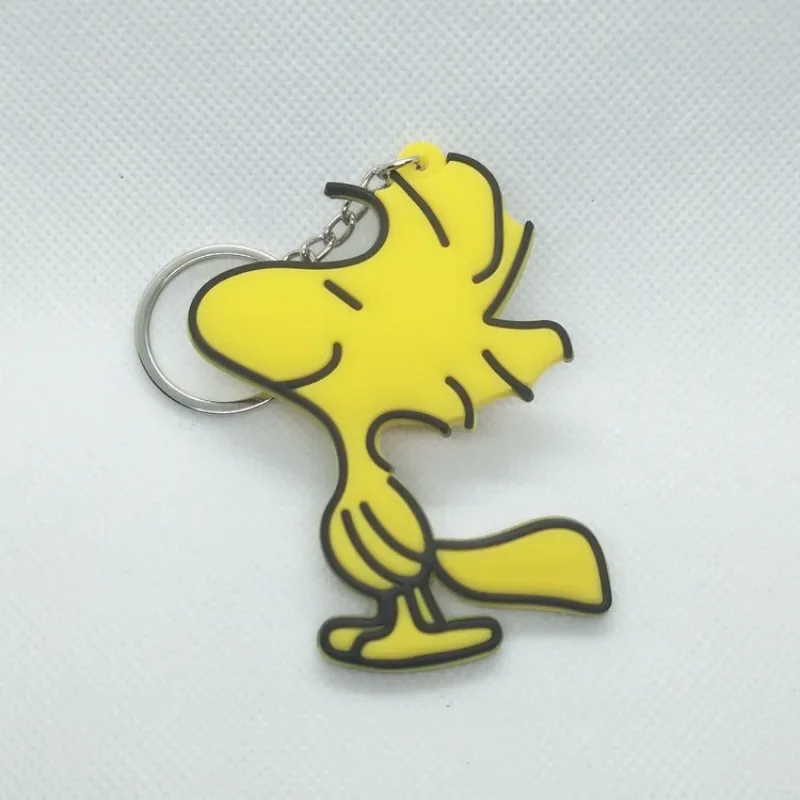 Snoopy Charlie Woodstock Key Chain Mobile Phone Chain Keyring Student Gift Cute Cartoon Bag Pendant Lanyard Decor Keychain Gift