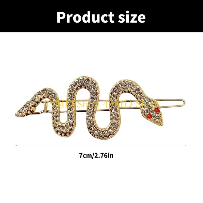 49MD Sparkling Snake Hair Pin
