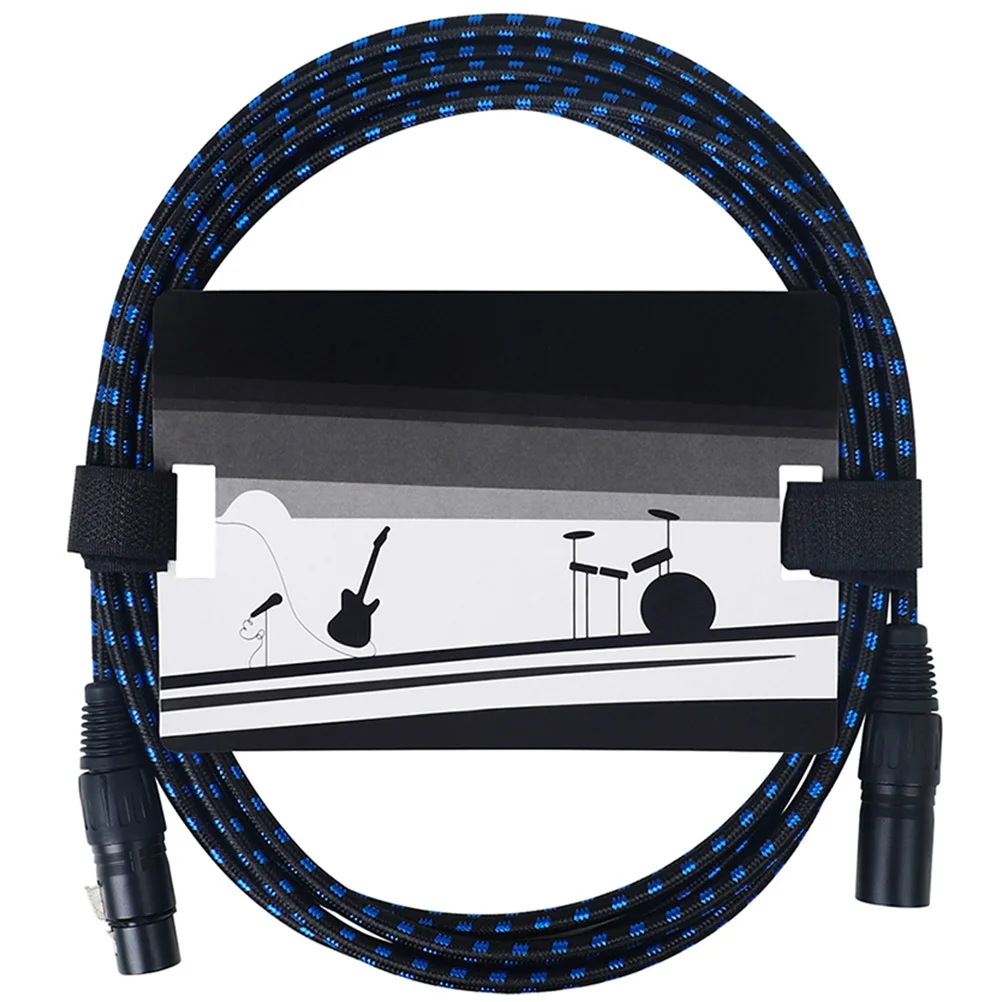 

Pcs Xlr Cable 3 Pin Male To Female Microphone Wire 3 Meter Nylon Audio Line For Studio Speaker Mic Connector Cord