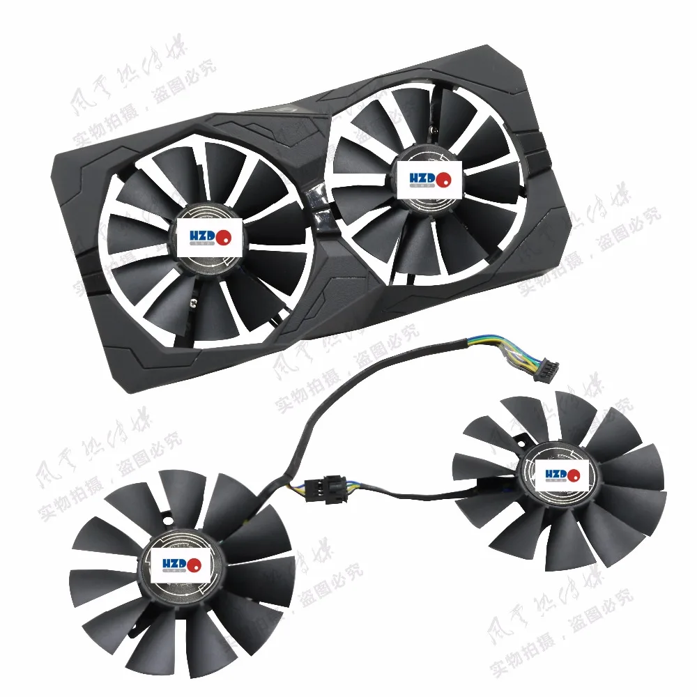 New Original for STRIX RX460 RX560 Graphics card cooling fan T128010SH DC12V 0.25A