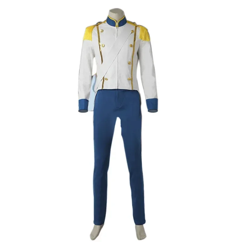 Costume de Cosplay Prince Éric de la Petite Sirène pour Homme, Uniforme d'Halloween, Nouvelle Collection