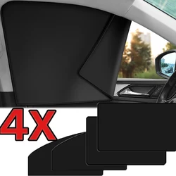 1 Set Magnets Car Side Window Sunshades Blackout UV Protection Car Curtain Titanium silver magnetic sunshade Window Sun Visor