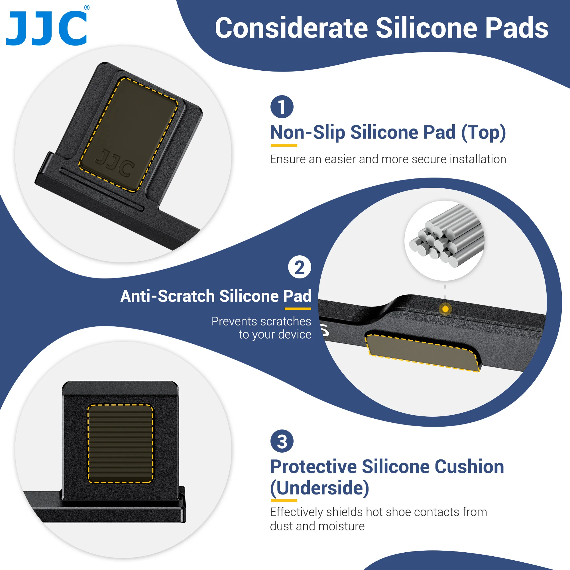 JJC Hot Shoe Thumbs Up Grip for the FUJIfilm Fuji X-M5 Cameras Thumb Rest Support Grip Improve The Stability of The Camera