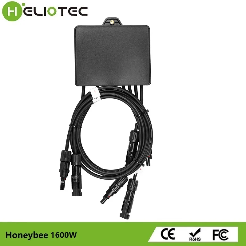 Imagem -03 - Heliotec-monitoramento de Painel Solar em Tempo Real Limitação de Tensão Anti-hotspot Otimizador de Energia pv Mppt Entrada 12v75v Ip68 800w