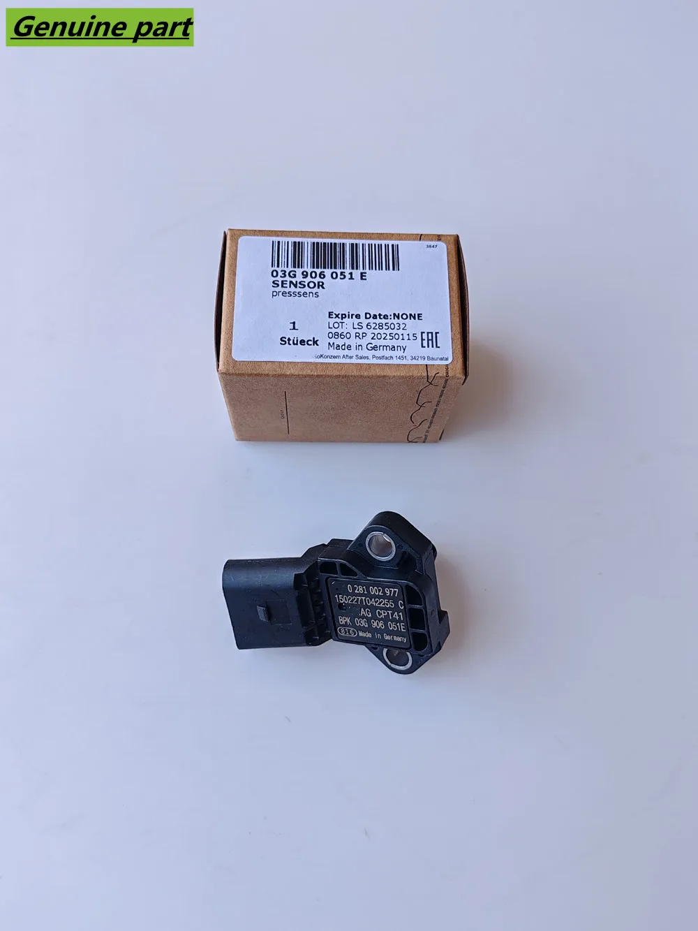 

Новый оригинальный датчик карты OEM 3BAR 03G906051E давление впускного коллектора для AUDI SEAT SKODA VW # 0281002977 0281002976