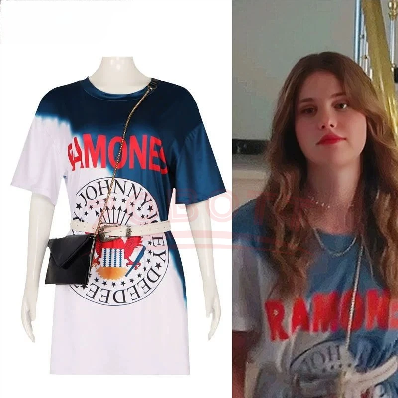 فيلم خطأك خطأتي تأثيري Culpa ميا فستان الكتابة على الجدران تي شيرت طويل حقيبة بحزام كرنفال حفلة المرأة الجدة زي غير رسمي #1