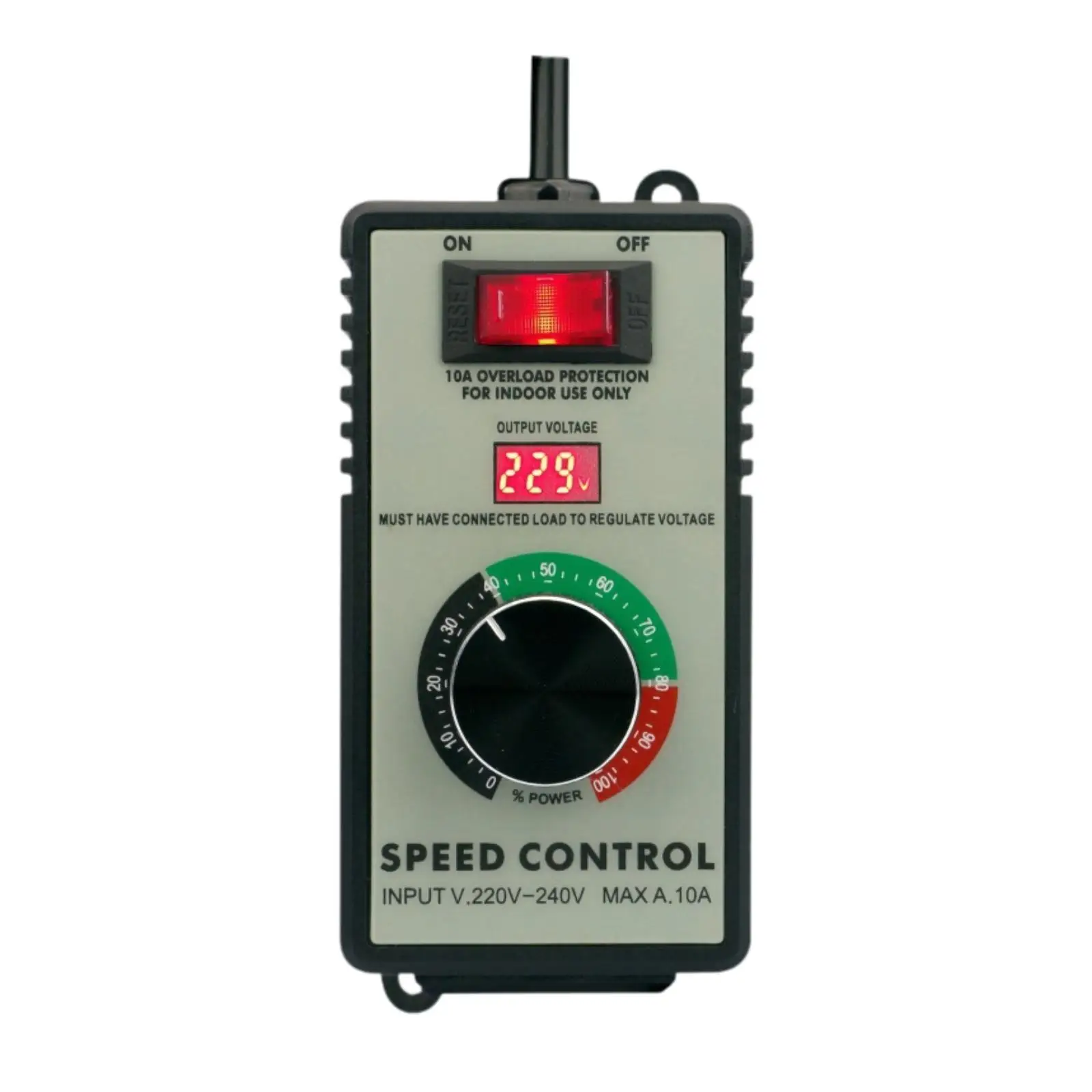 Speed Regulator Variable LED Display Speed Controller Motor Speed Controller