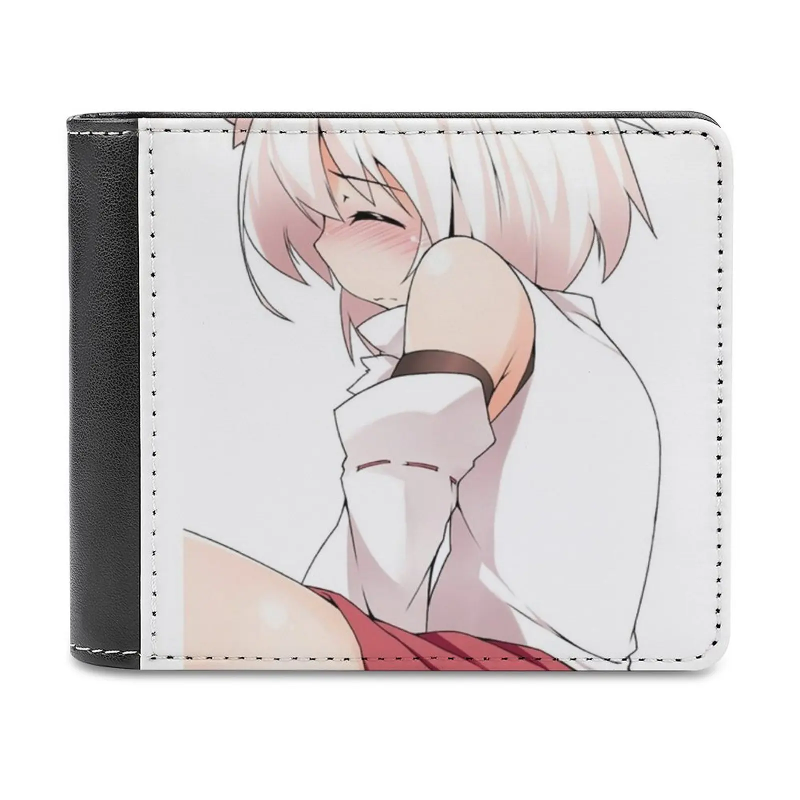 Momiji Inubashiri Soft Men Wallets New Purse Credit Card Holders For Male Purses Men Wallet Neko Girl Touhou Anime Hentai Manga