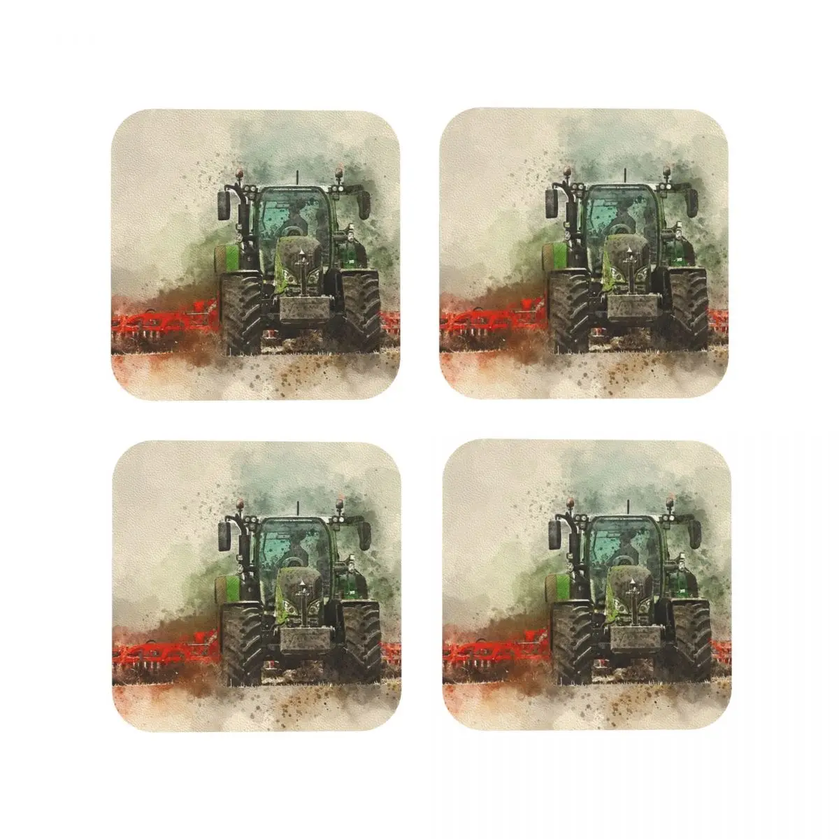 Fendt Tractor Grafting Coaster Baking Mat Table Mats For Food Utensils For Kitchen Mat For Dishes Napkins Mat Coffee Mat Hot Pad