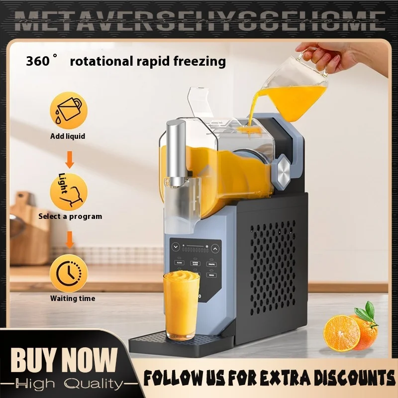 

Multi-Functional With Cover Automatic Ice Machine Soft Ice Large Capacity Ice Crusher Touch-tone Household Snow Melting Machines